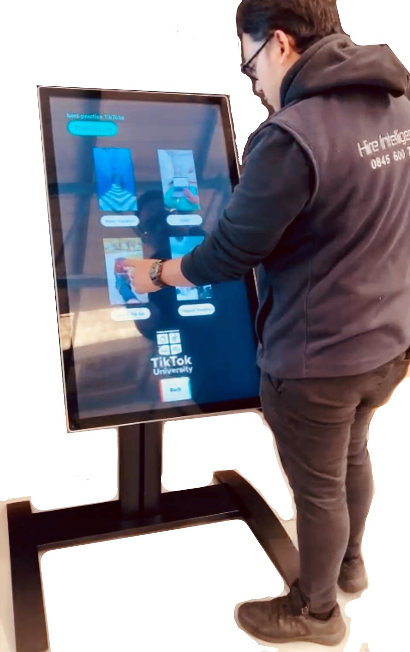 Big Tablet Touch Screen Hire