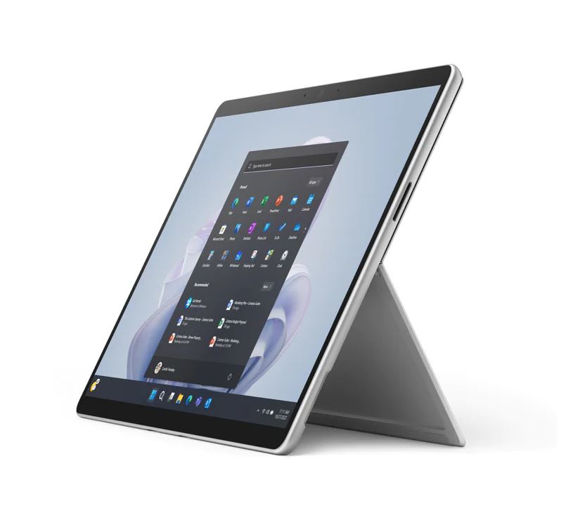 Side view of surface pro 9
