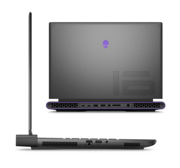 Side view of Dell Alienware 4090 Gaming Laptop