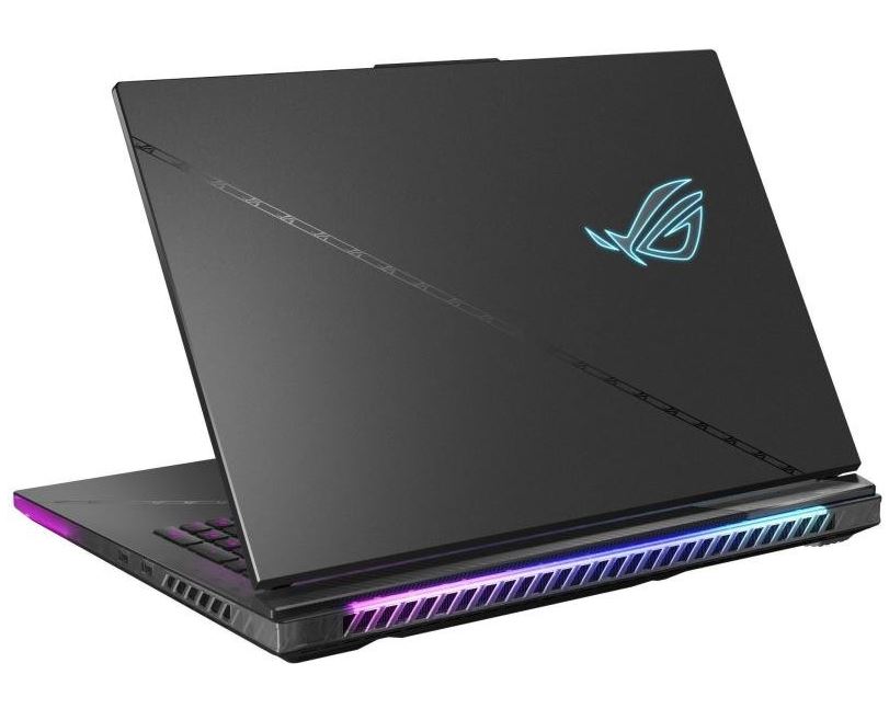 Back view of ASUS ROG RTX4090 Gaming laptop