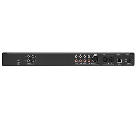 Detailed Bosch mic system setup panel with ports