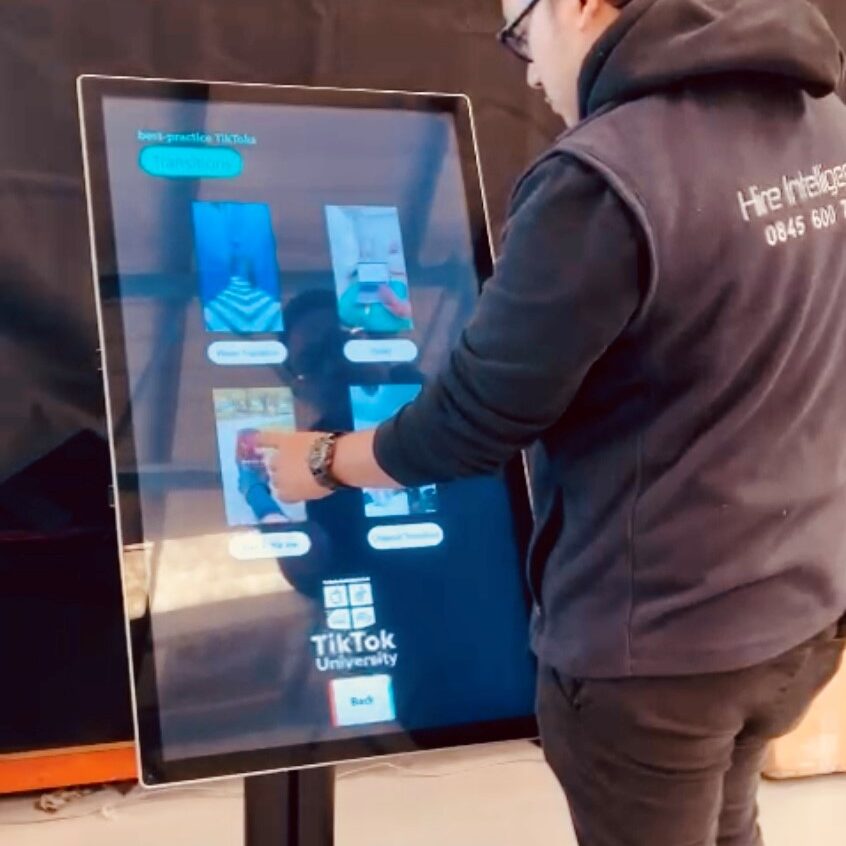 Big Tablet Touch Screen Hire