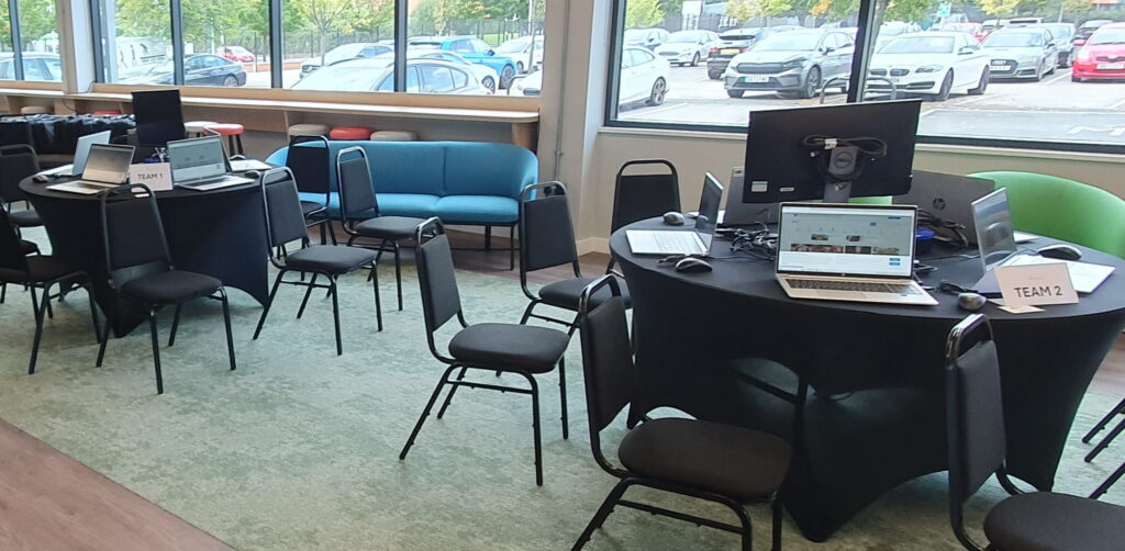 Tech setup for working teams 1