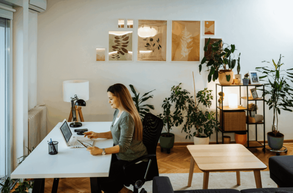 hybrid professional working